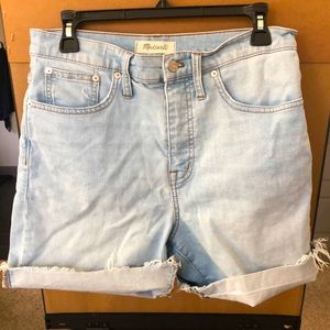 Madewell denim short- size 29